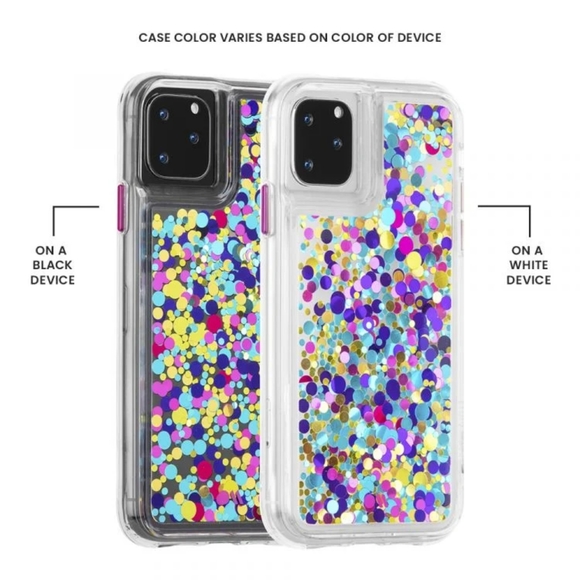 iPhone 11pro size 5.8. Waterfall confetti case. - Picture 2 of 5